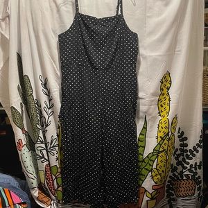 Black & White Polka Dot Jumpsuit